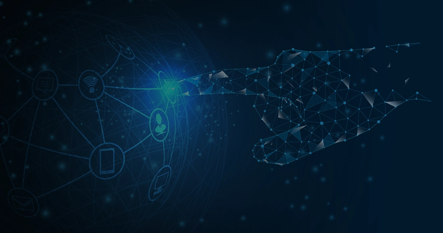 Grafica di sfondo della pagina contatti di GrPlatform